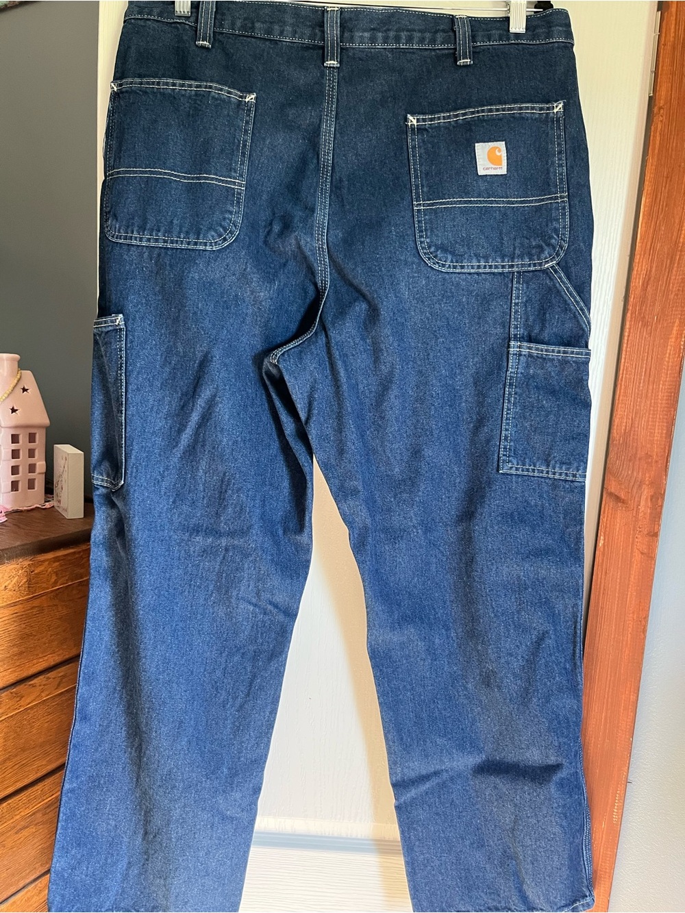 Carhartt Men's Dark Blue Work Jeans